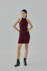Siena Halter Neck Bodycon Mini Dress
